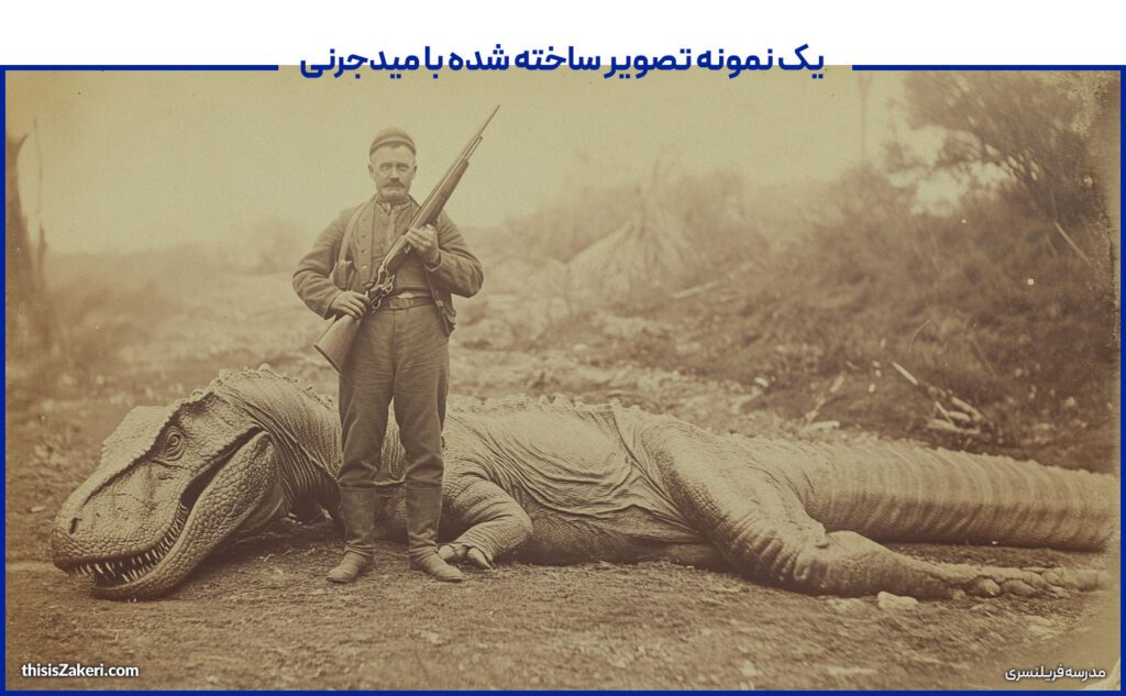 میدجرنی برای فریلنسرها: برترین ابزارهای هوش مصنوعی برای فریلنسرها (قسمت ۶) 2 یک نمونه تصویر ساخته شده با میدجرنی