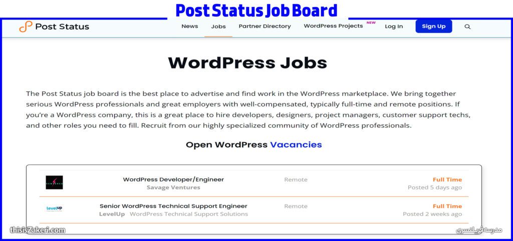 Post Status Job Board