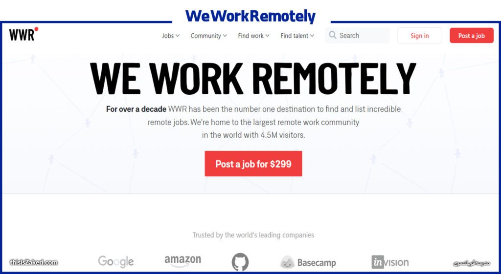 we work remotely